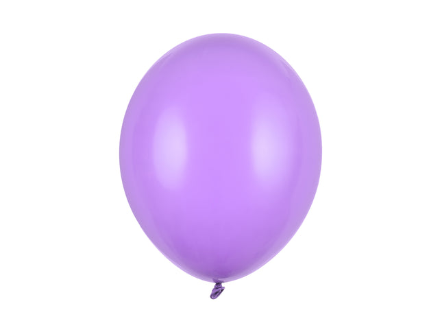 Latexballon Ø30cm "Uni Pastell" | 10 Stk. Lavender Blue