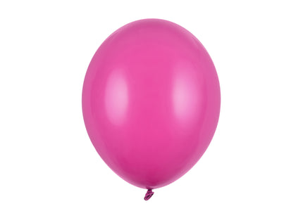 Latexballon 30cmØ Uni Pastell | 50Stk. - Fuchsia