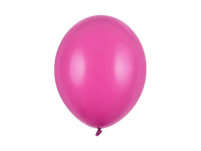 Latexballon 30cmØ Uni Pastell | 50Stk. - Fuchsia