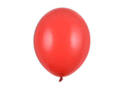 Latexballon 30cmØ Uni Pastell | 50Stk. - Rot