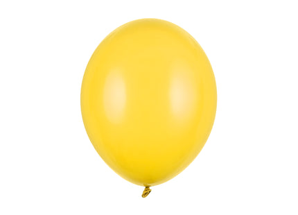 Latexballon Ø30cm "Uni Pastell" | 10 Stk. Honey Yellow