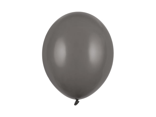 Latexballon Ø30cm "Uni Pastell" | 10 Stk. Pastel Grey