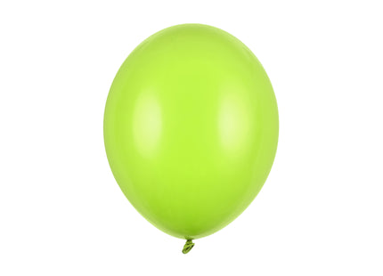 Latexballon Ø30cm "Uni Pastell" | 10 Stk. Limettengrün