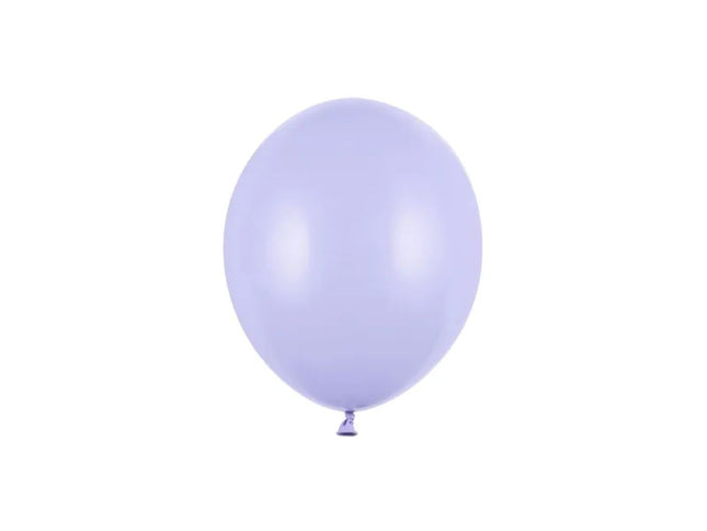 100 Latexballons "Uni Pastell" 12cm Ø | Light Lilac