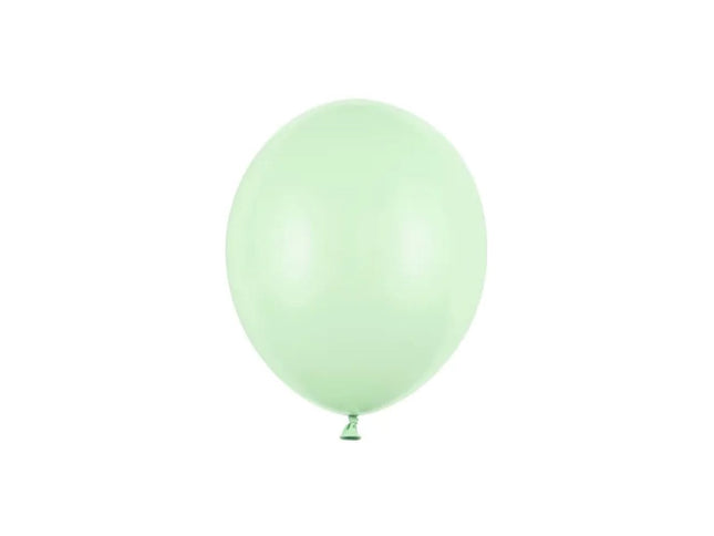 100 Latexballons "Uni Pastell" 12cm Ø | Pistachio