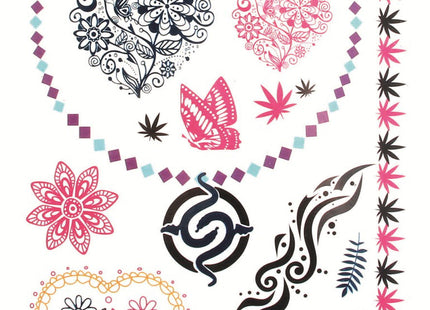 Metallic Tattoo Klebetattoo Set